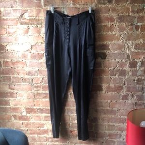 Alexander Wang Cargo Silk Trousers
